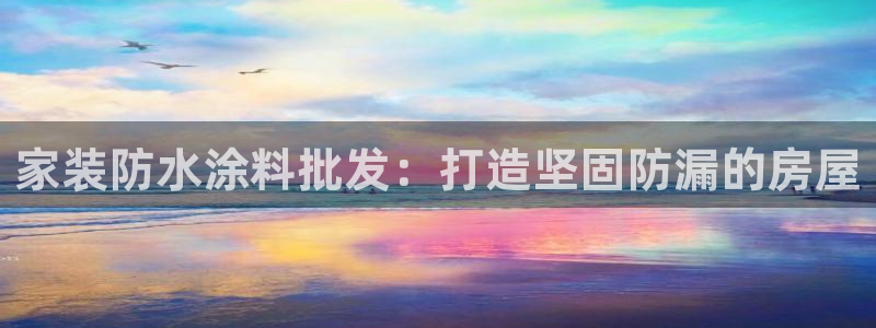 和记官方：家装防水涂料批发：打造坚固防漏的房屋