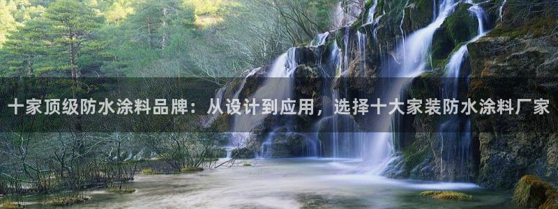 和记AG网站：十家顶级防水涂料品牌：从设计到应用，选择十大家