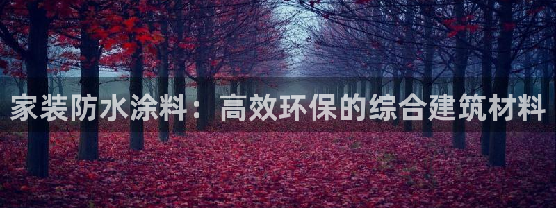 和记国际电讯市值：家装防水涂料：高效环保的综合建筑材料